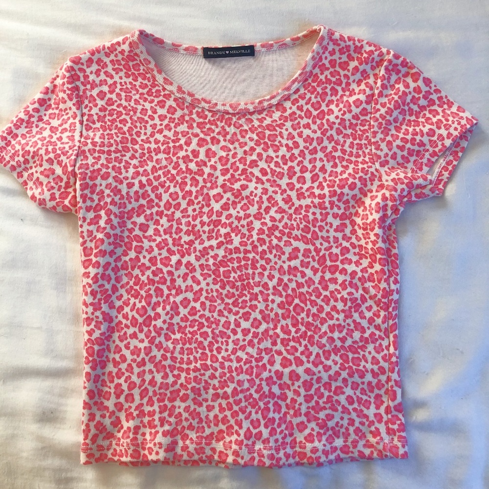PINK ASHLYN TOP- Brandy Melville